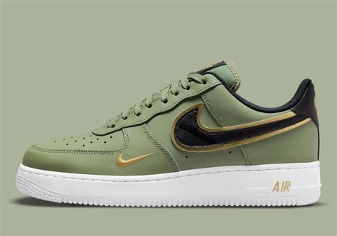 nike air force 1 groen goud|nike air force 1 green gold.